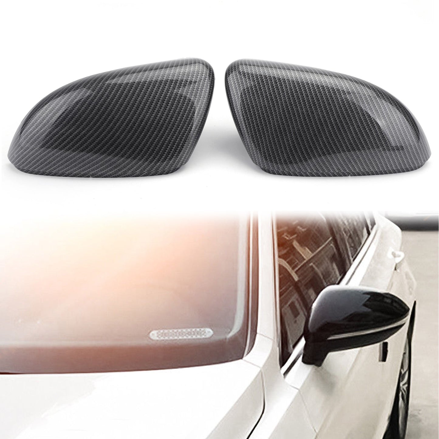 Carbon Side Mirror Cover for VW Golf MK6 (2010-2013)