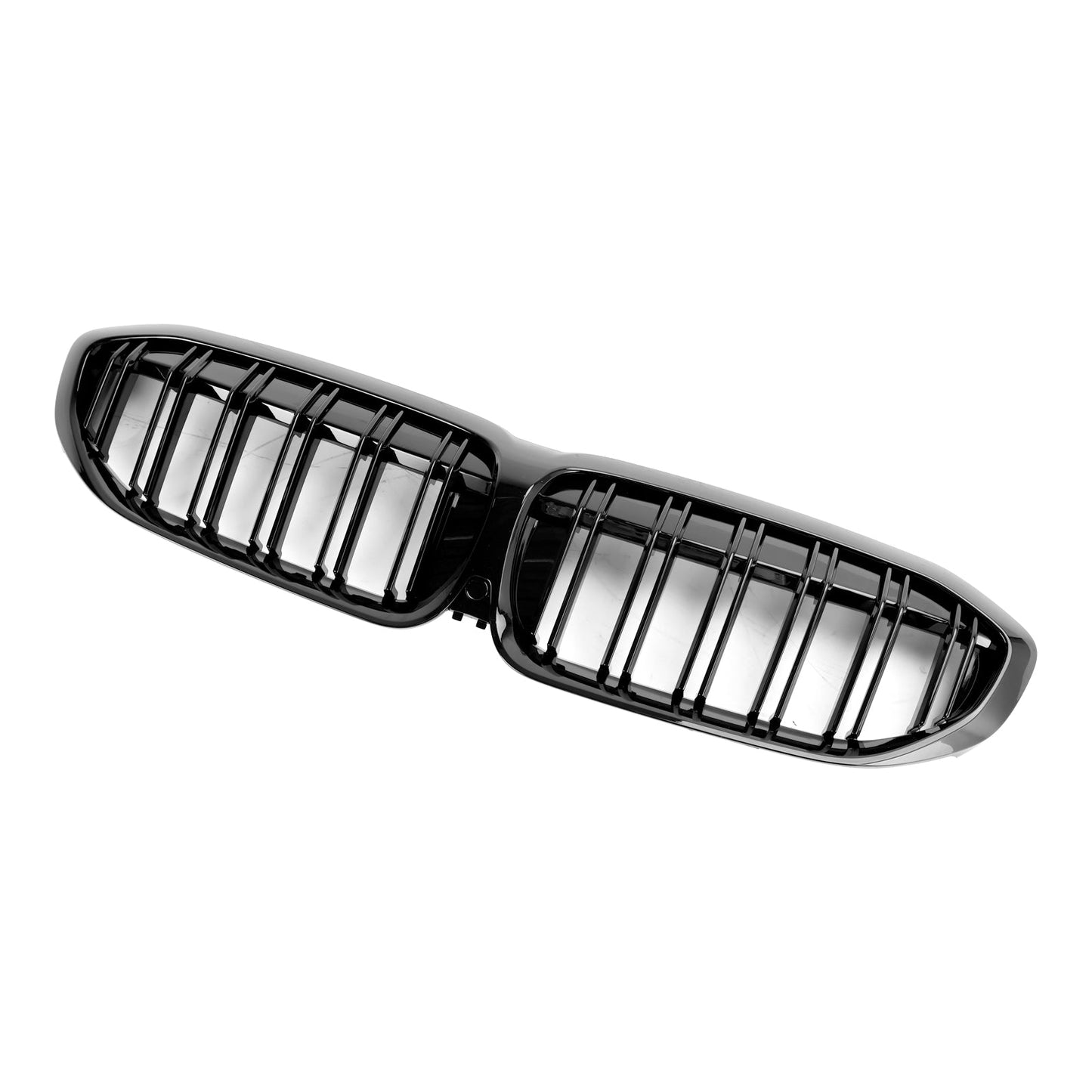 Black Dual Slat Kidney Grille for BMW 3 Series G20 (2019-2022)