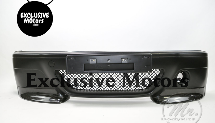CSL Front Bumper wCarbon Fiber Lip for BMW E46 Coupe 1998-2004