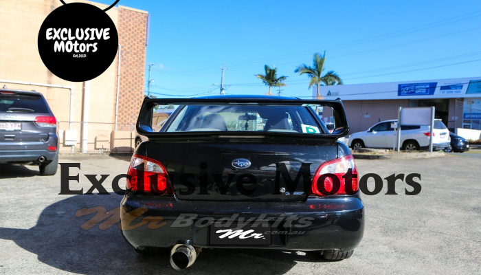 STi Rear Spoiler Wing LED for Subaru Impreza WRX GD Sedan 2002-2007