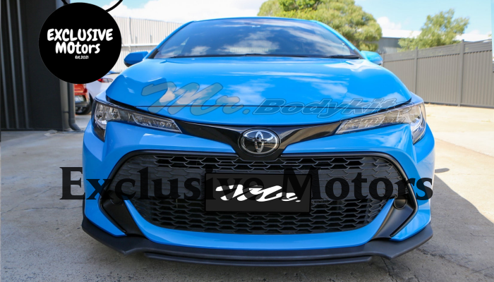 Blitz Front Splitter Lip for Toyota Corolla Hatch 2018-2023
