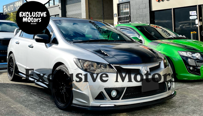 Mugen RR Front Bumper Kit wLip & Lights for Honda Civic FD 2006-2012