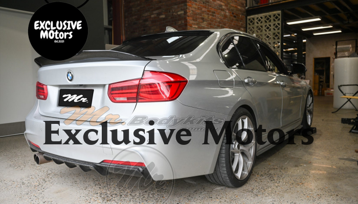 Roof Spoiler Black AC Schnitzer for BMW 3 Series F30 Sedan 2012-2018