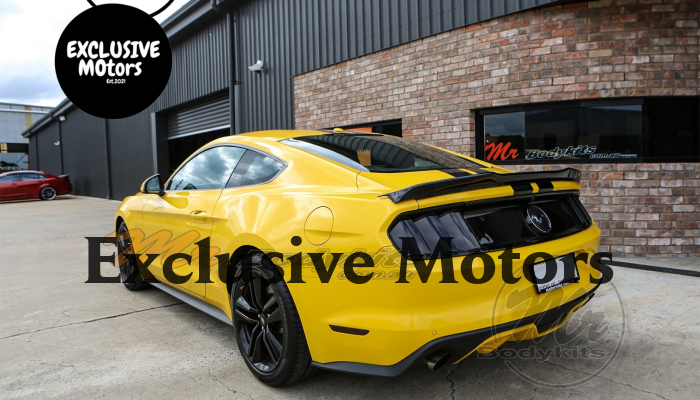 Blade Spoiler Wing for Ford Mustang Black 2015-2023