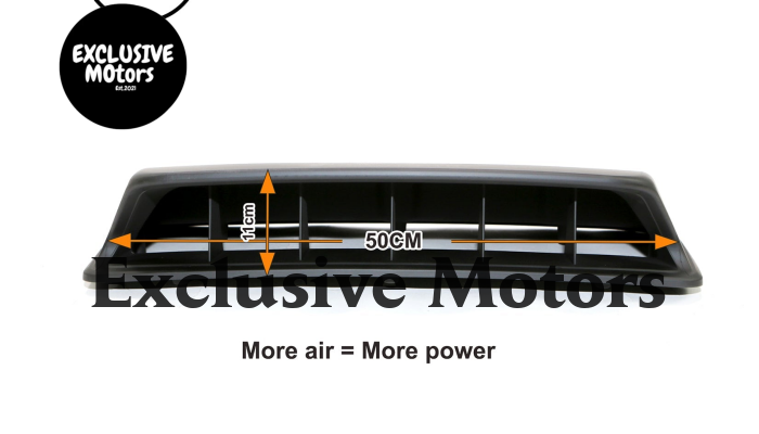 Large Plastic Hood Scoop for Subaru Impreza WRX STi 2001-2002 Bugeye