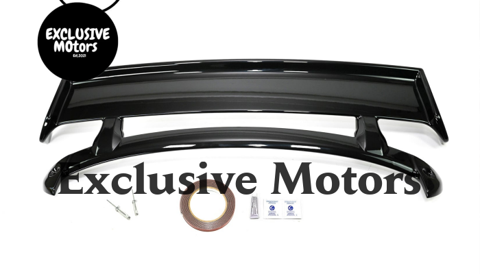 Monster Rear Roof Spoiler for Suzuki Swift Black 2017-2023