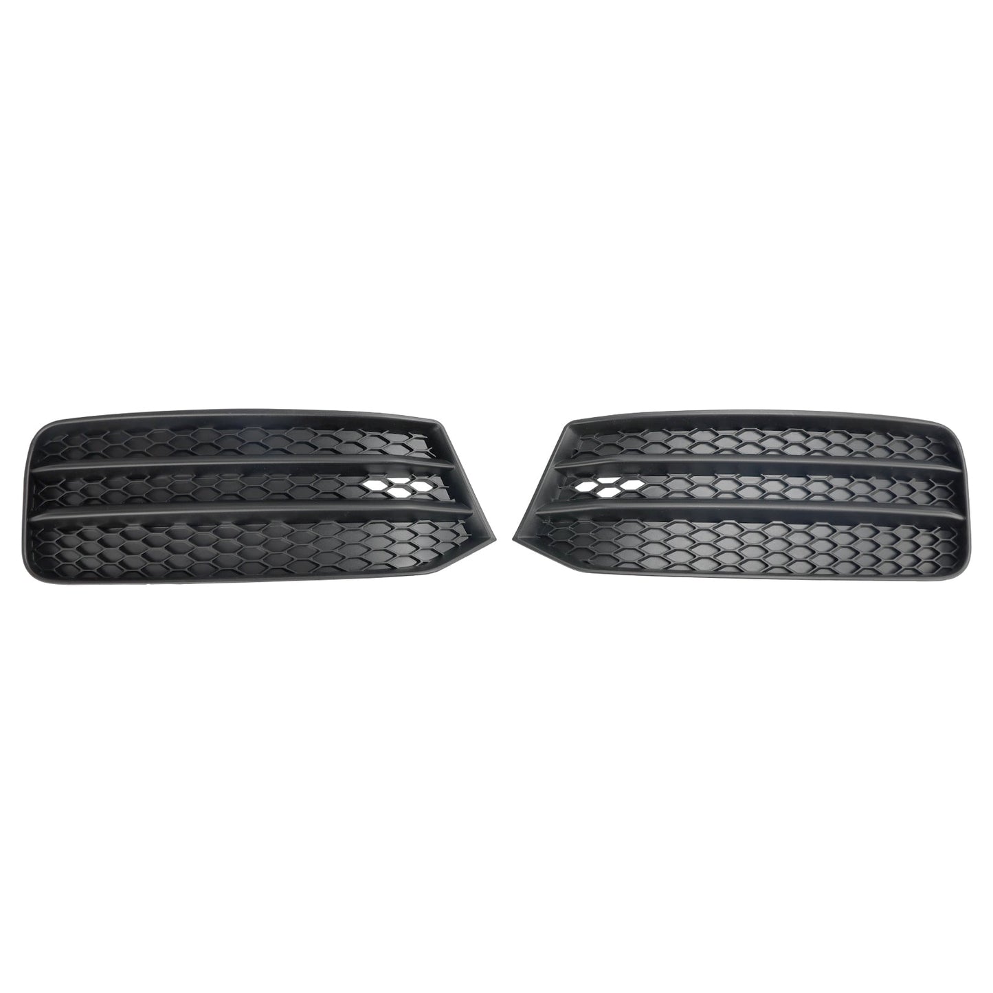 2PCS Front Bumper Fog Light Cover Grille for Audi A1 8X (2015-2018)