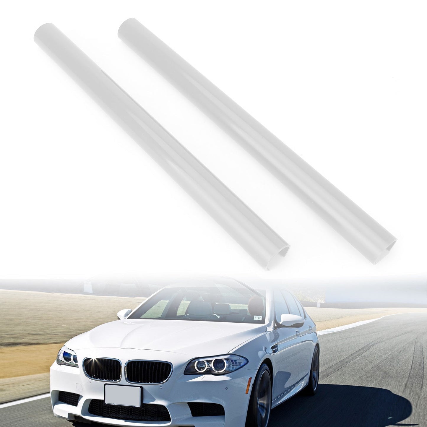 Grill Bar V Brace Wrap for BMW F07/F10/F11/F18/F06/F12 (2010-2018) White