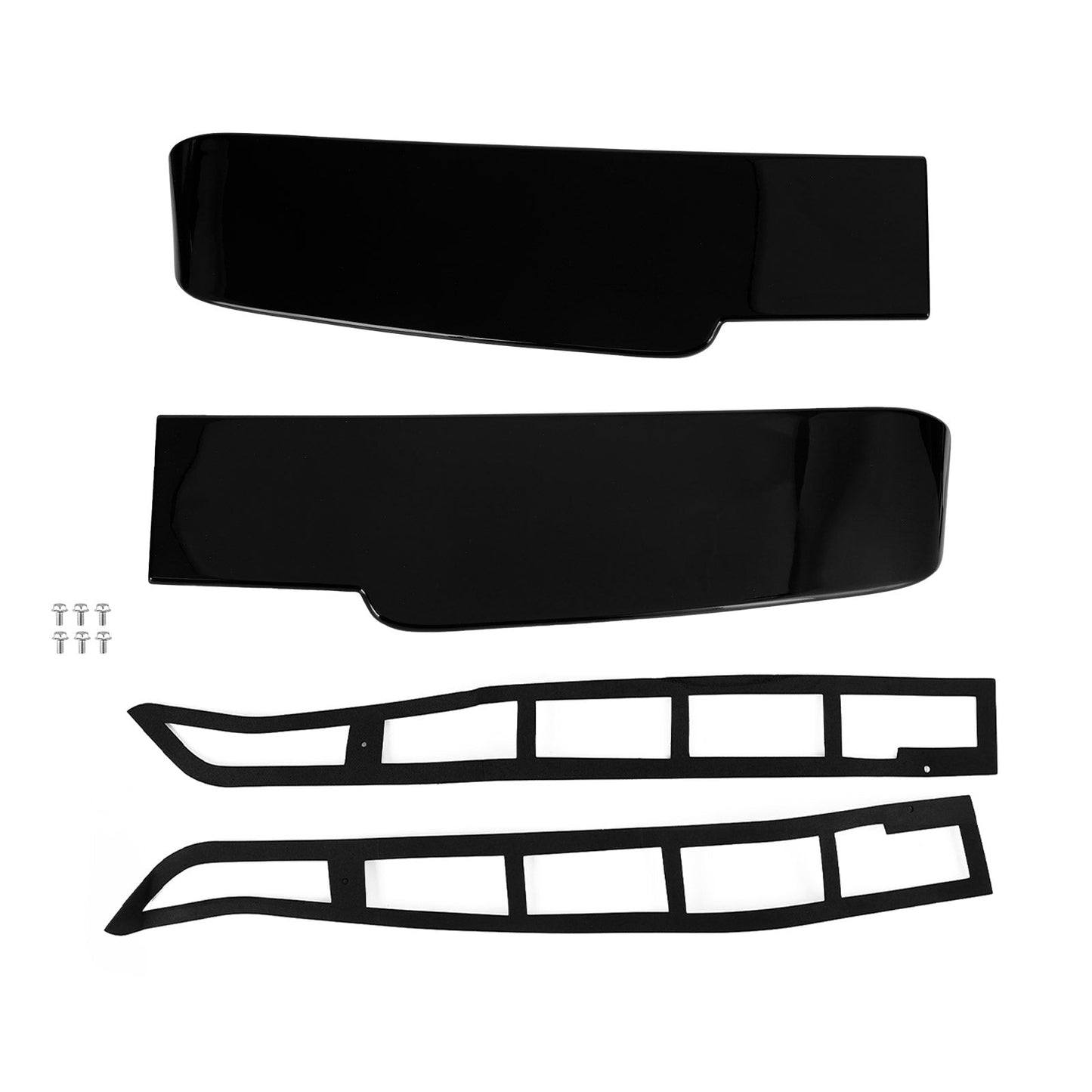 Barn Door Spoiler Black for VW Transporter T5 T5.1 T6 T6.1 03-23