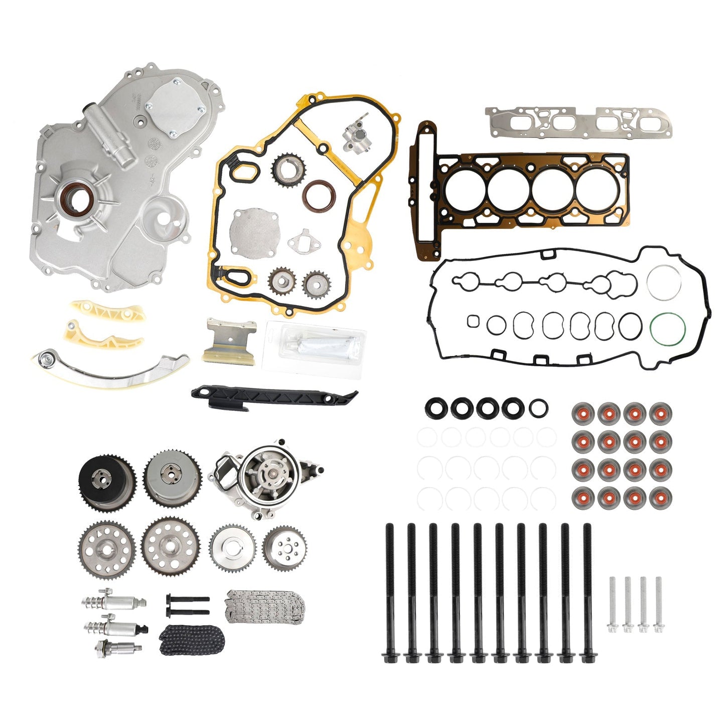 Timing Chain Kit Oil Pump Solenoid Actuator for Buick Verano 2.0L 13-16