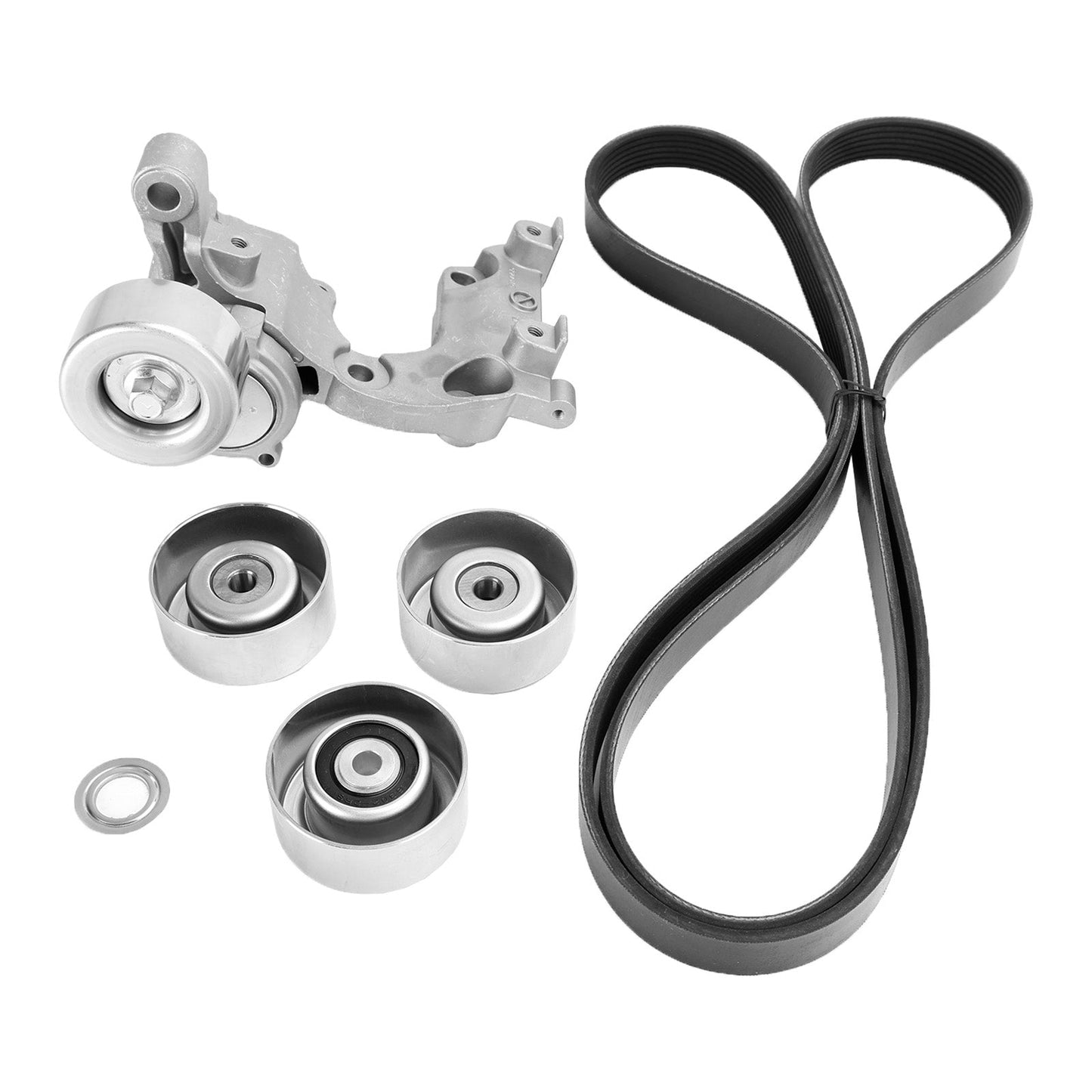 Drive Belt Tensioner & Idler Pulley Kit for Toyota 4Runner V6 4.0L (2003-2009)