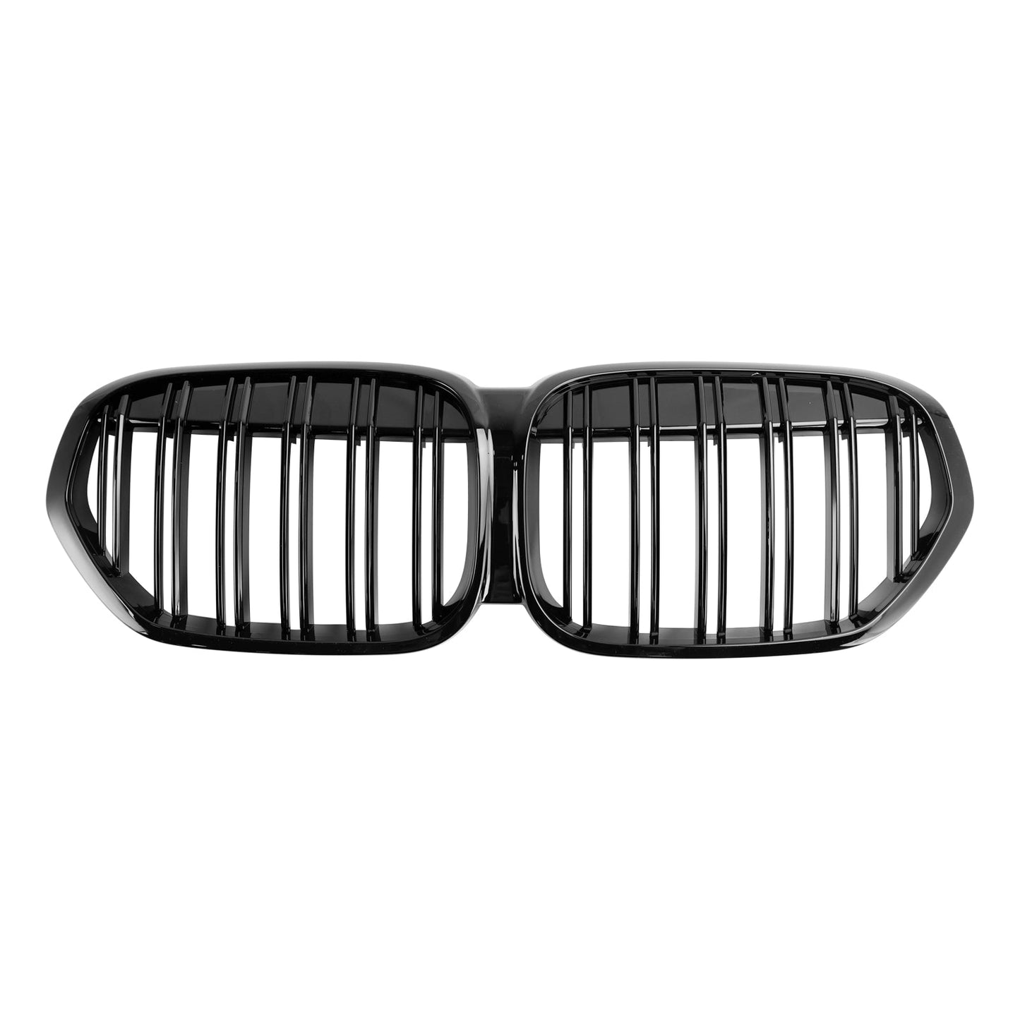 Gloss Black Dual Slat Front Kidney Grille for BMW X1 F48/F49 (2019-2021)