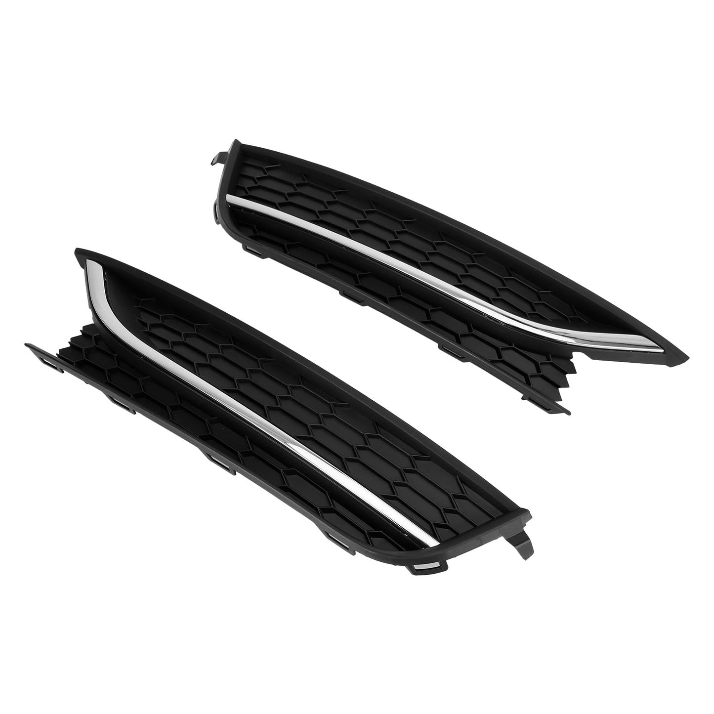 Fog Light Cover Black/Chrome for VW Passat (2012-2015)