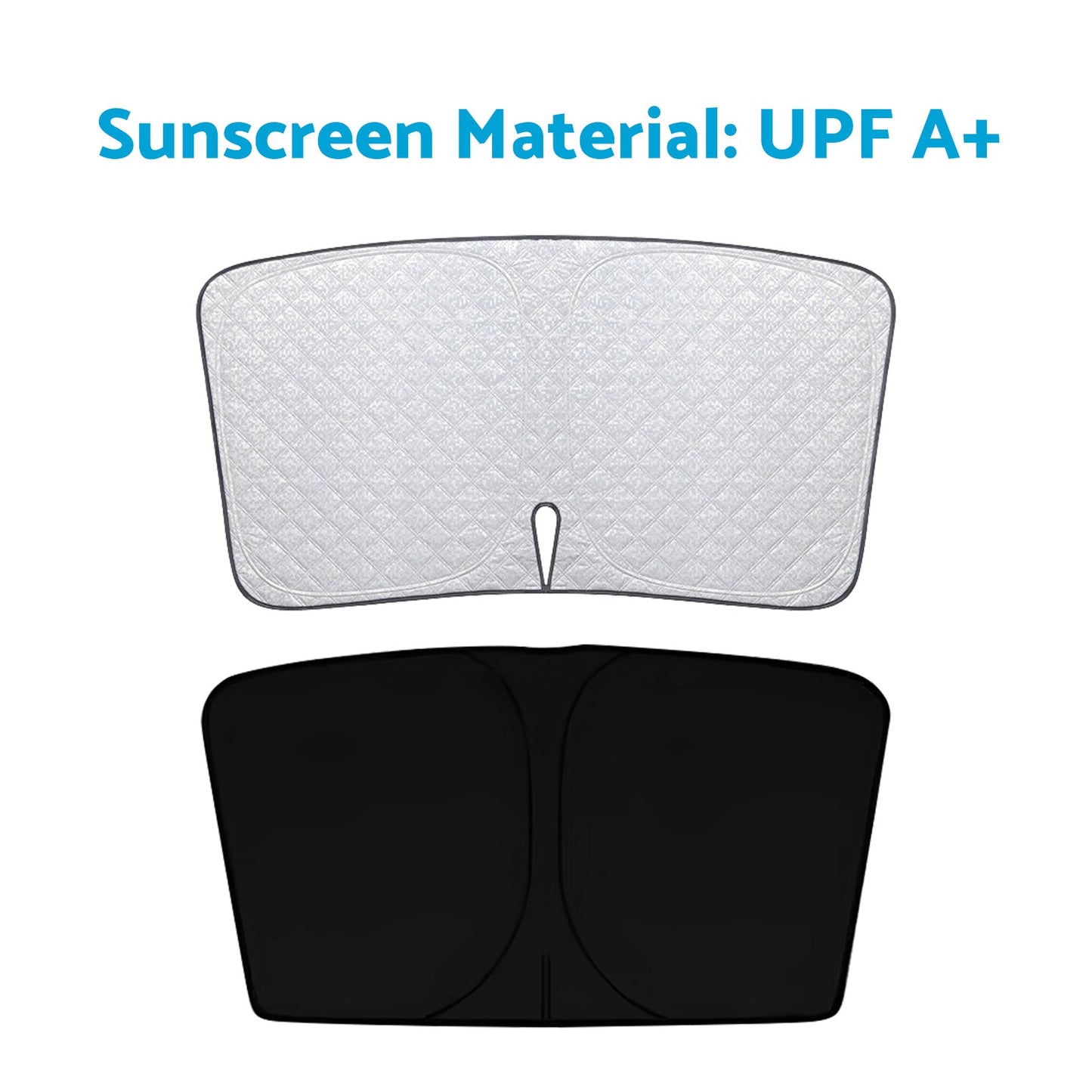 6-Layer Thick Windshield Sun Visor Suitable For BYD Seal 2024 UV Protection-4