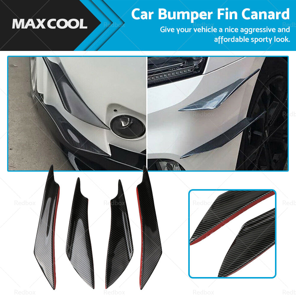Carbon Fiber Bumper Fin Splitter for Honda Civic 2016-2021