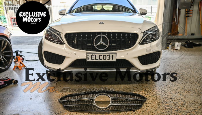 AMG GT Front Grille for Mercedes C-Class W205/C205 2014-2018