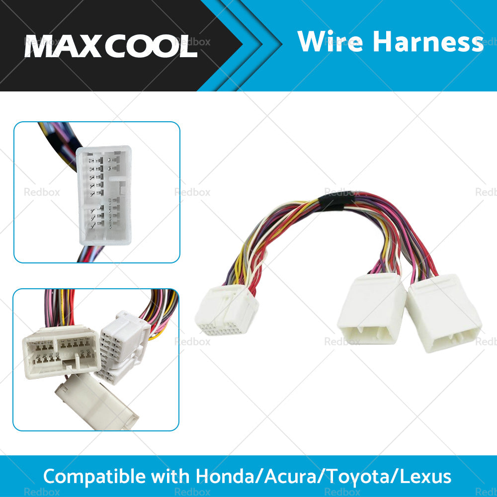 Y Cable Replacement for CD Changer & Sat Nav Honda Acura Toyota 2000-2010