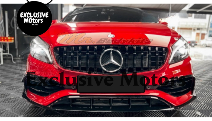 GT Front Bumper Grille for Mercedes A-Class W176 2016-2018