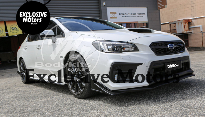 S208 STi Front Lip Splitter for Subaru WRX VA Sedan 2017-2021