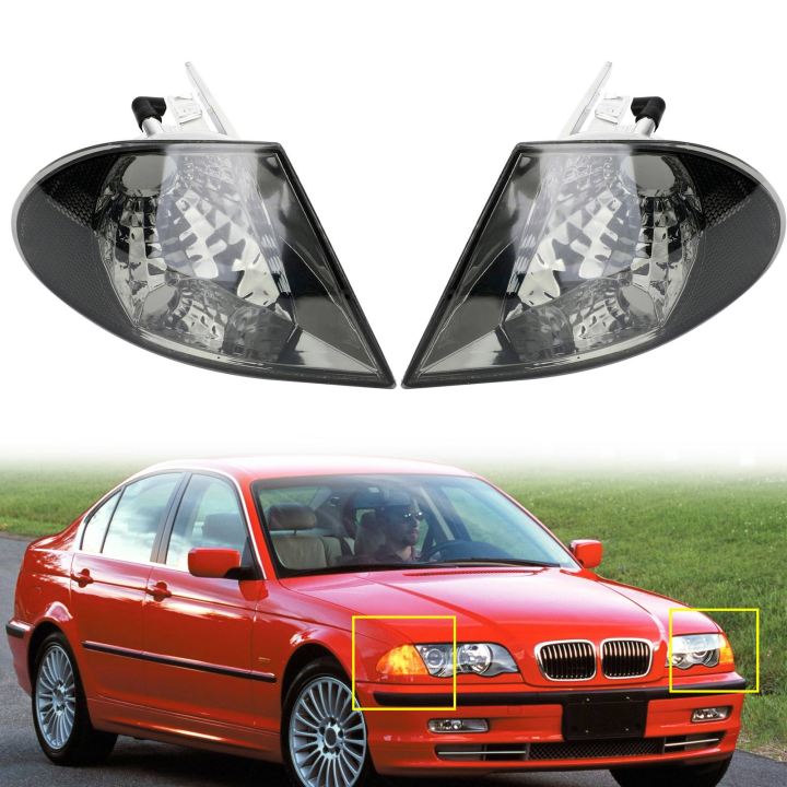 Turn Signal Clear Lights for BMW 3 Series E46 (1999-2001) Gray