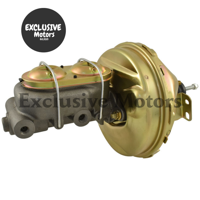 1" Bore Master Cylinder & 9" Zinc Brake Booster for GM (1964-1972)
