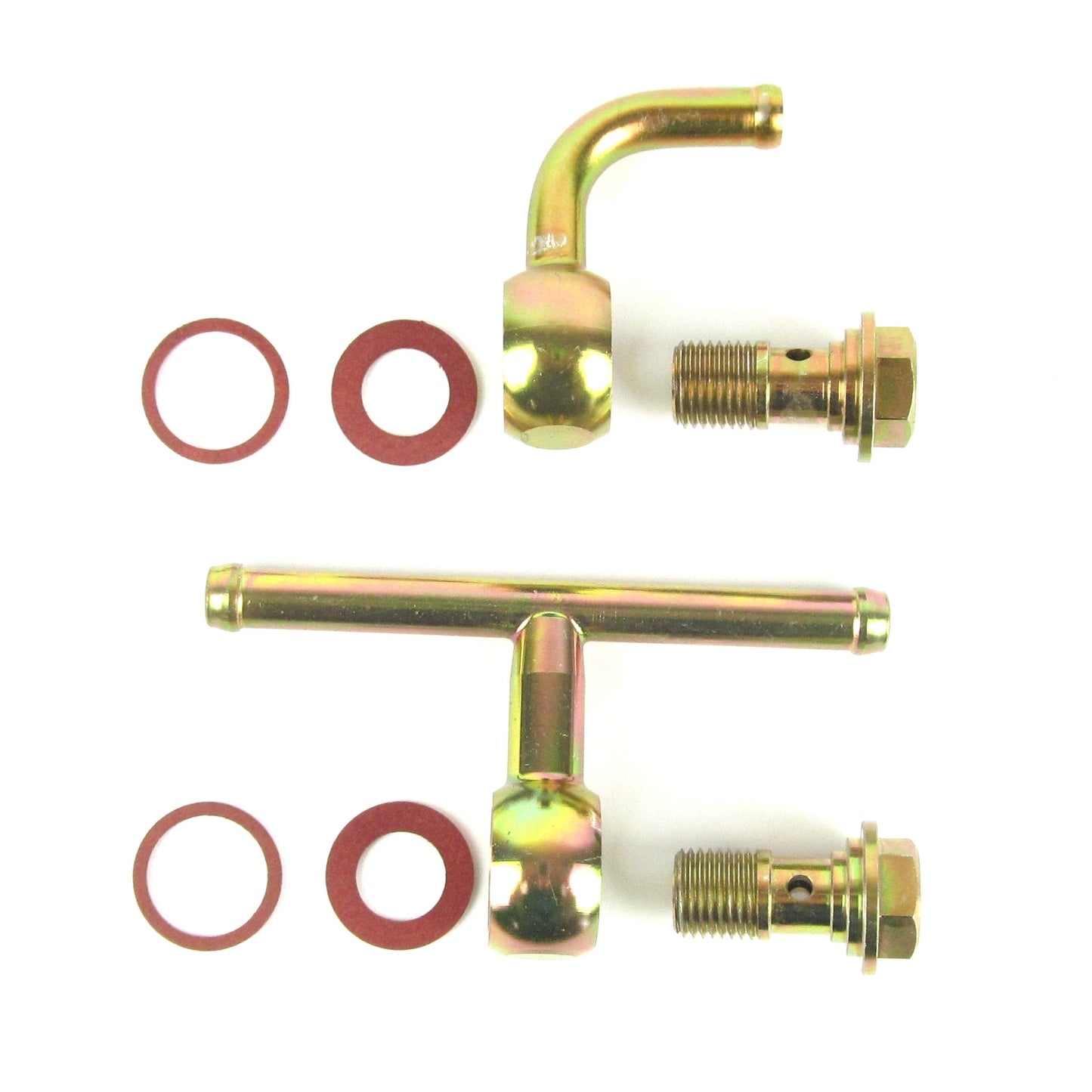 Fuel Banjo Set for Twin Sidedraft DHLA Carbs