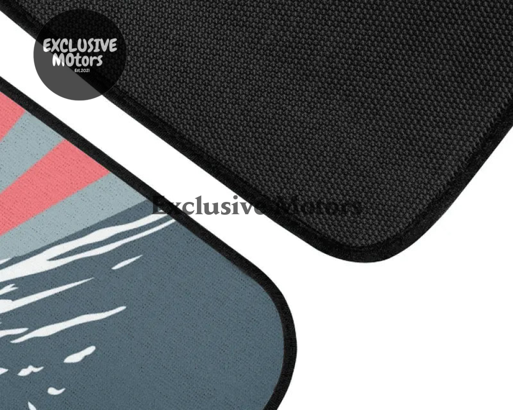Custom Mount Fuji + Japanese Sunrise Floor Mats