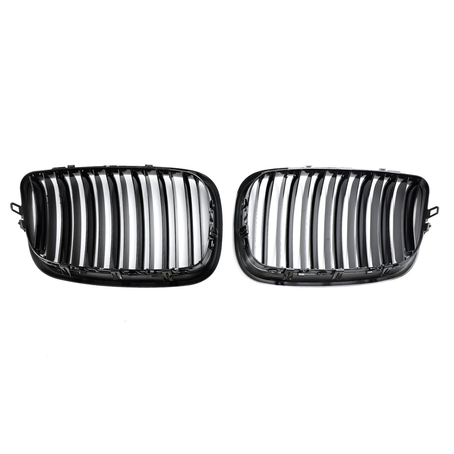 Front Bumper Kidney Grille Gloss Black for BMW X6 E71 (2007-2014)