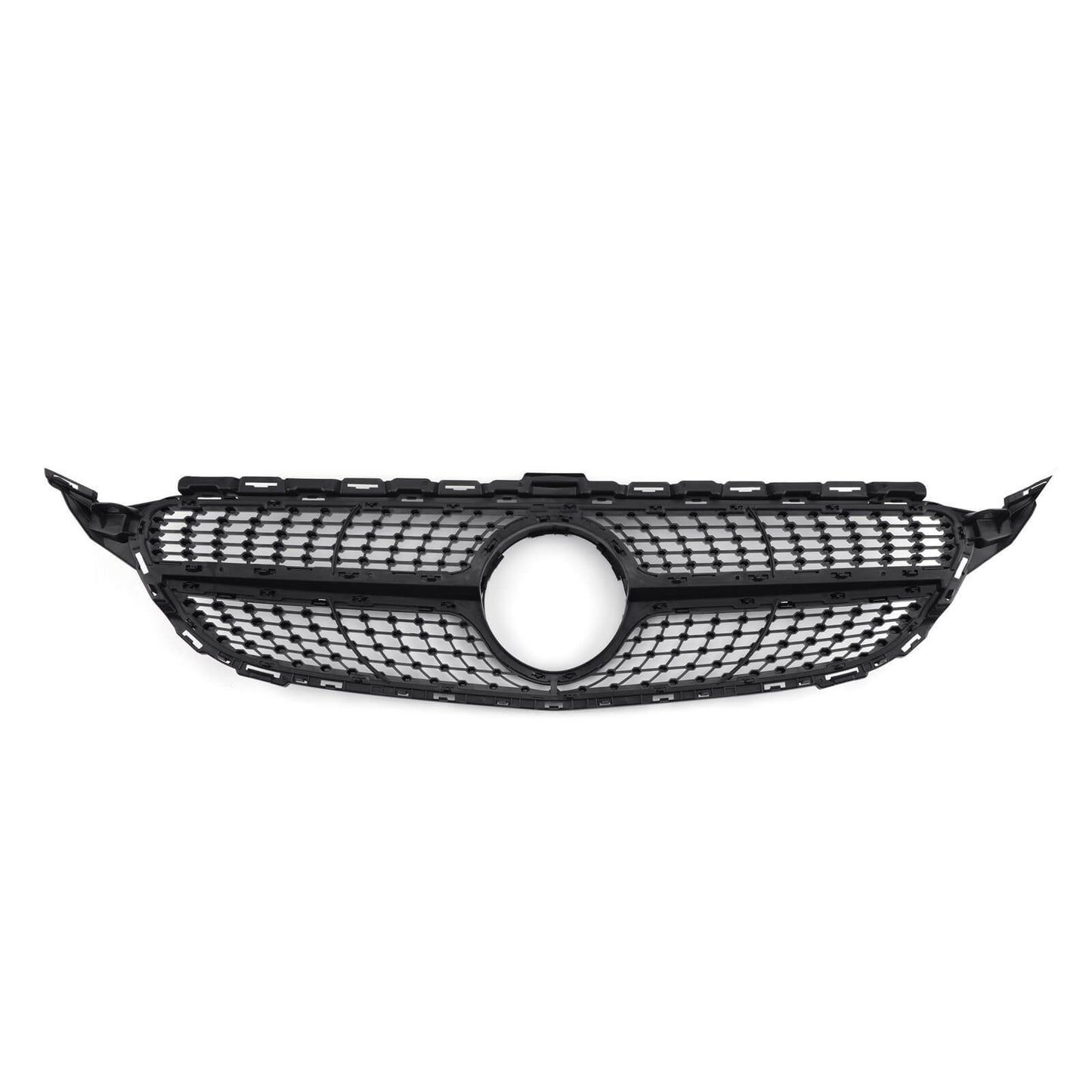 Front Diamond Grille for Mercedes W205 C-Class C250 C300 C400 (2015-2018)
