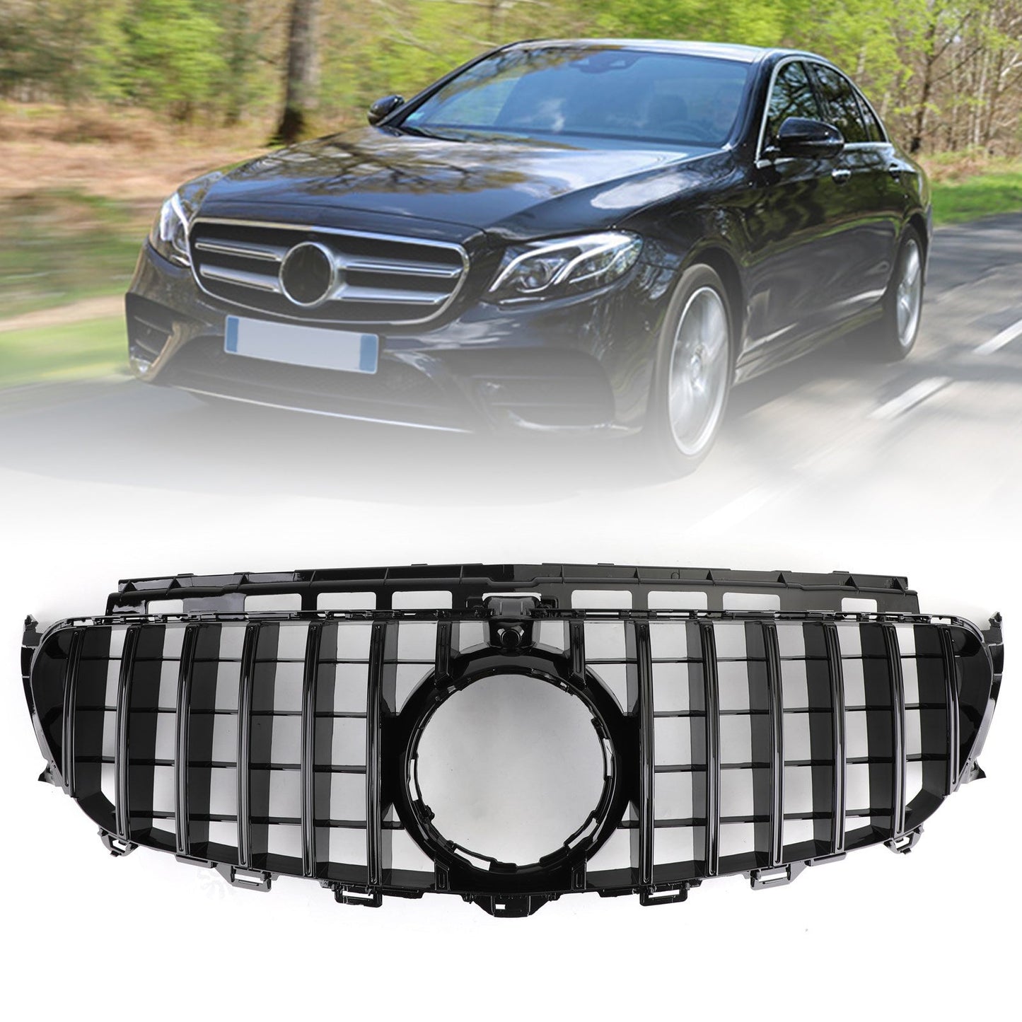 Grille with Camera for Mercedes E-Class AMG W213 (2016-2019)