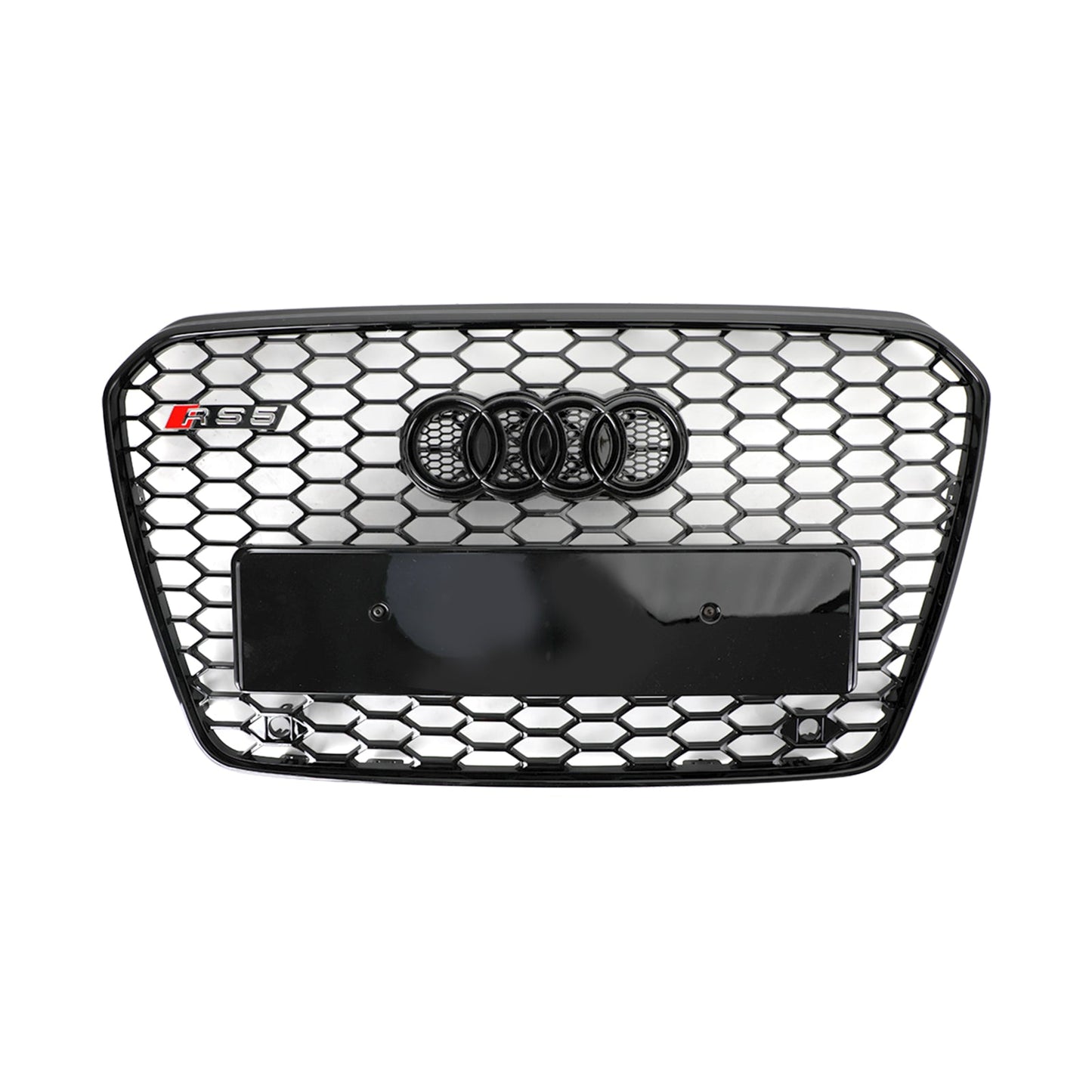 RS5 Style Honeycomb Mesh Front Grille for Audi A5 S5 13-16