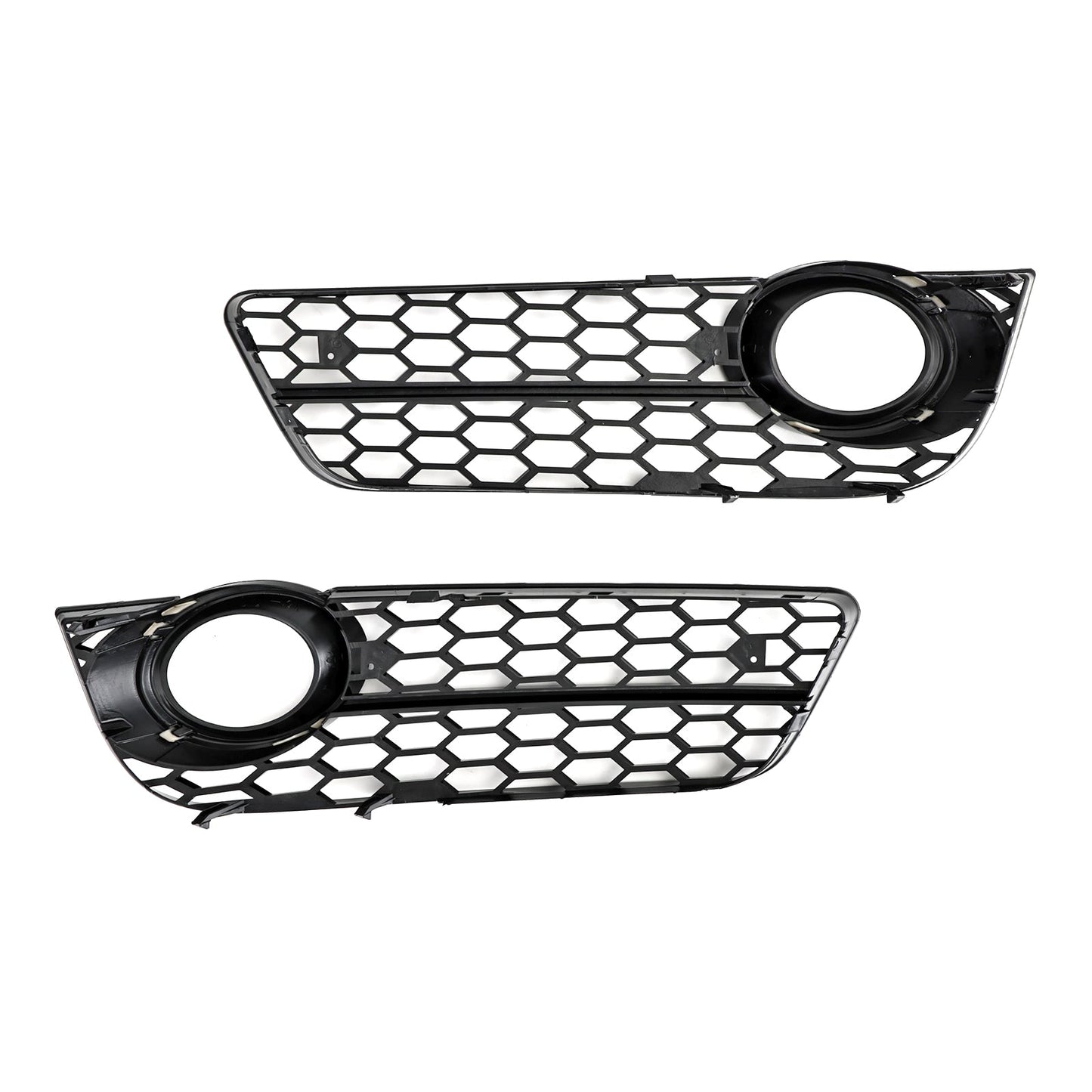 Pair Honeycomb Fog Lamp Grille for Audi A5 (2007-2011)