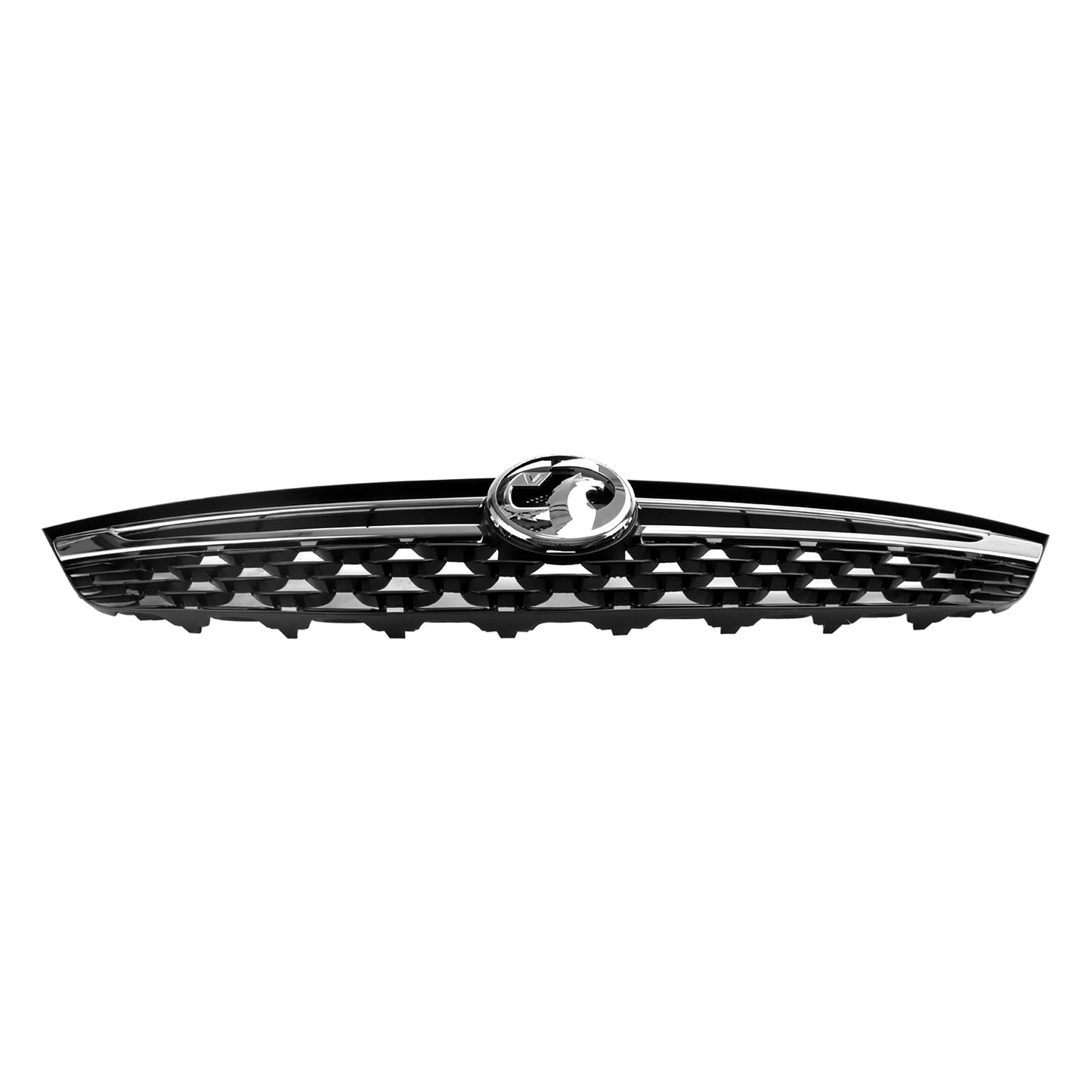 Black Chrome Front Grille for Vauxhall Astra K 15-19 Facelift
