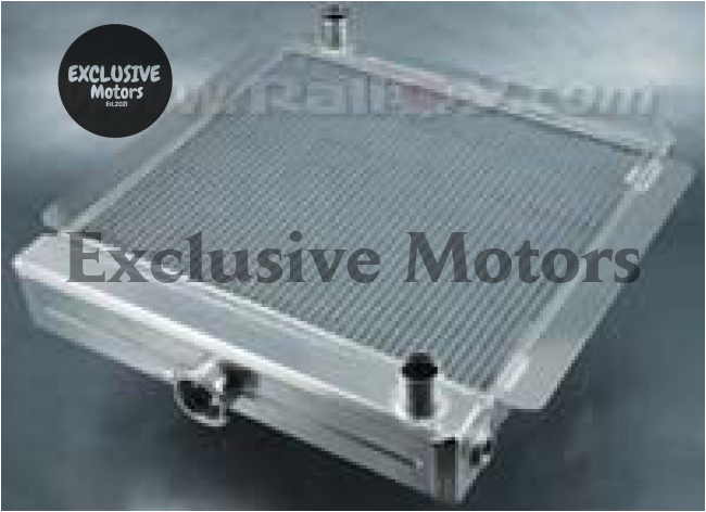 Escort Alloy radiator BDA & Pushrod with square Top Tank