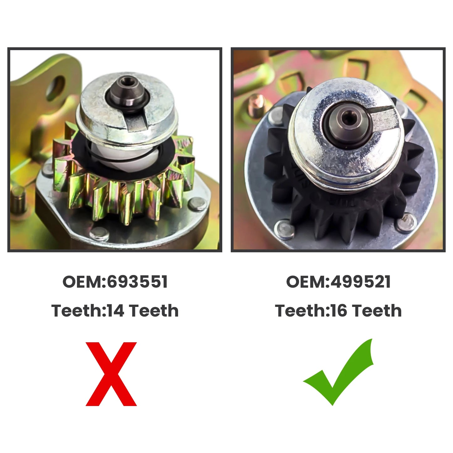 Starter for Briggs&Stratton Engine 88-91 Lawn Mower 499521 494148 795121 49-5790