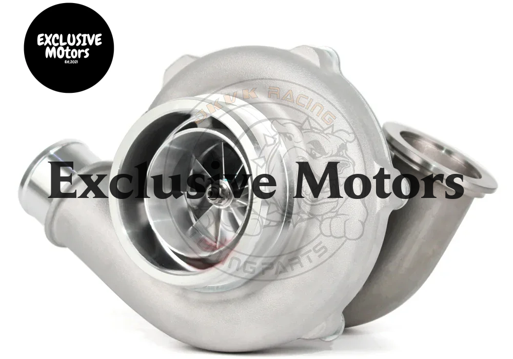 JKVK Racing Gen2 GTX3576R 0.82A/R Dual Ceramic Ball Bearing Billet Turbo Dual Vband 0.82 Stainless Steel 400-750HP