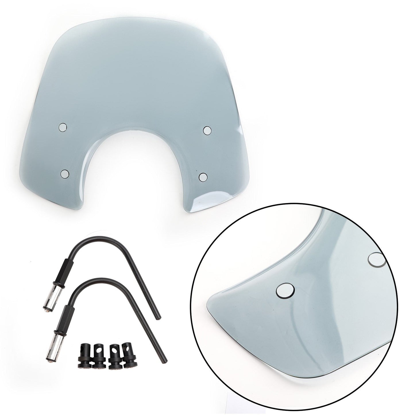 Windshield Windscreen fit for Vespa LX50 LX125 LX150 GT200 GTS250ie GTS300 Super Generic