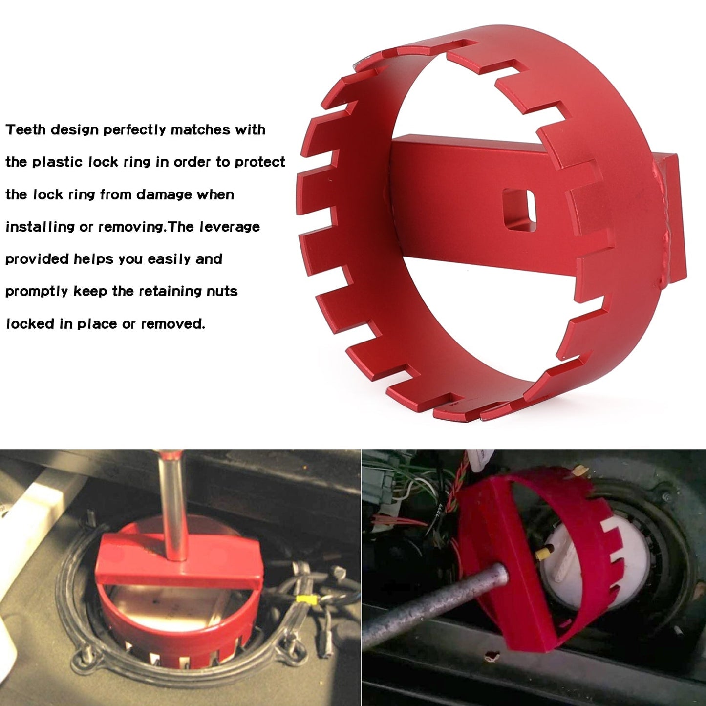 Fuel Pump Socket Lock Ring Tool for Volvo S60 S80 V70 XC70 XC90 00-16