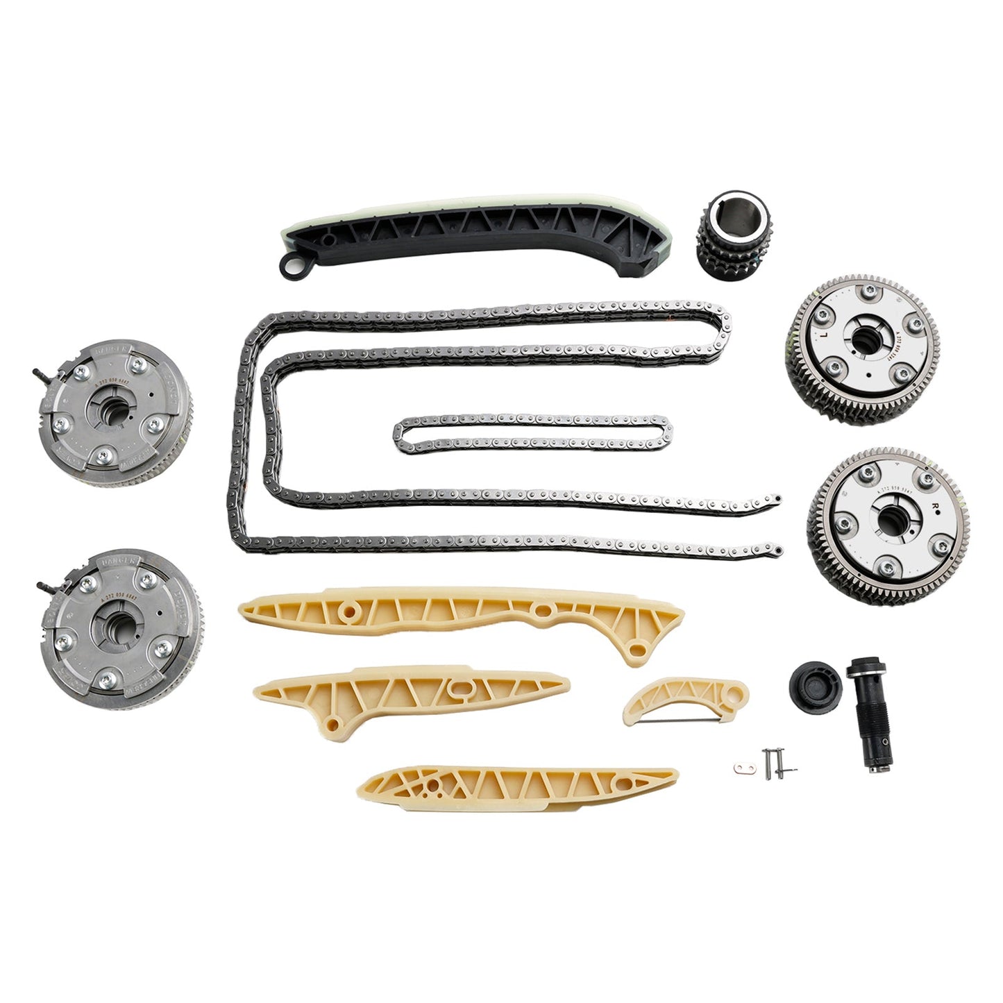 Timing Chain Kit & Camshaft Adjusters for Mercedes CL550 CLK550 SL550 07-10