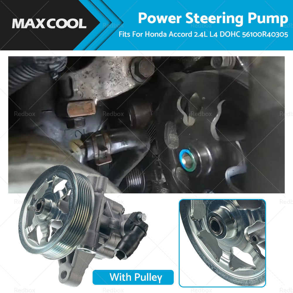 Power Steering Pump Pulley for Honda Accord 2.4L L4 DOHC 2008-2012