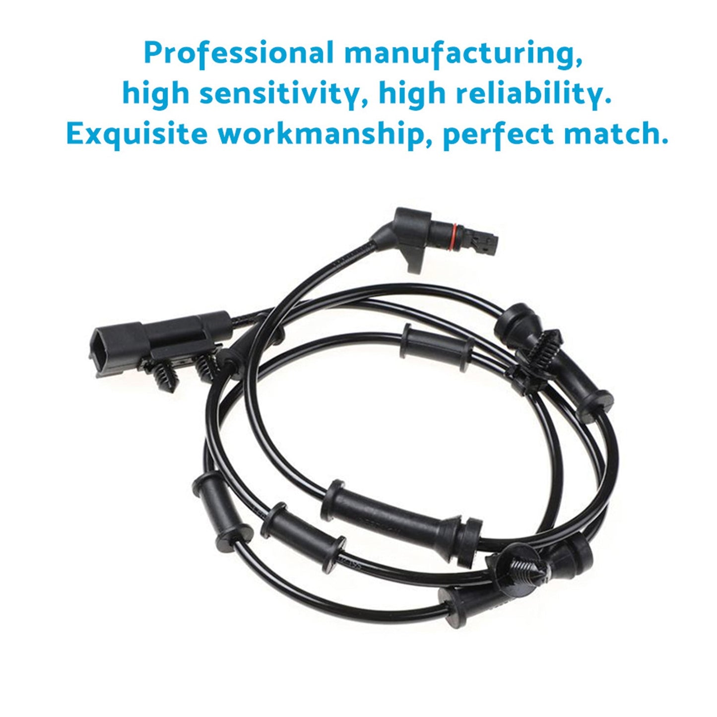 2x Front & Rear LH & RH ABS Wheel Speed Sensors Suitable For Jeep Wrangler JK 2007-2017-2