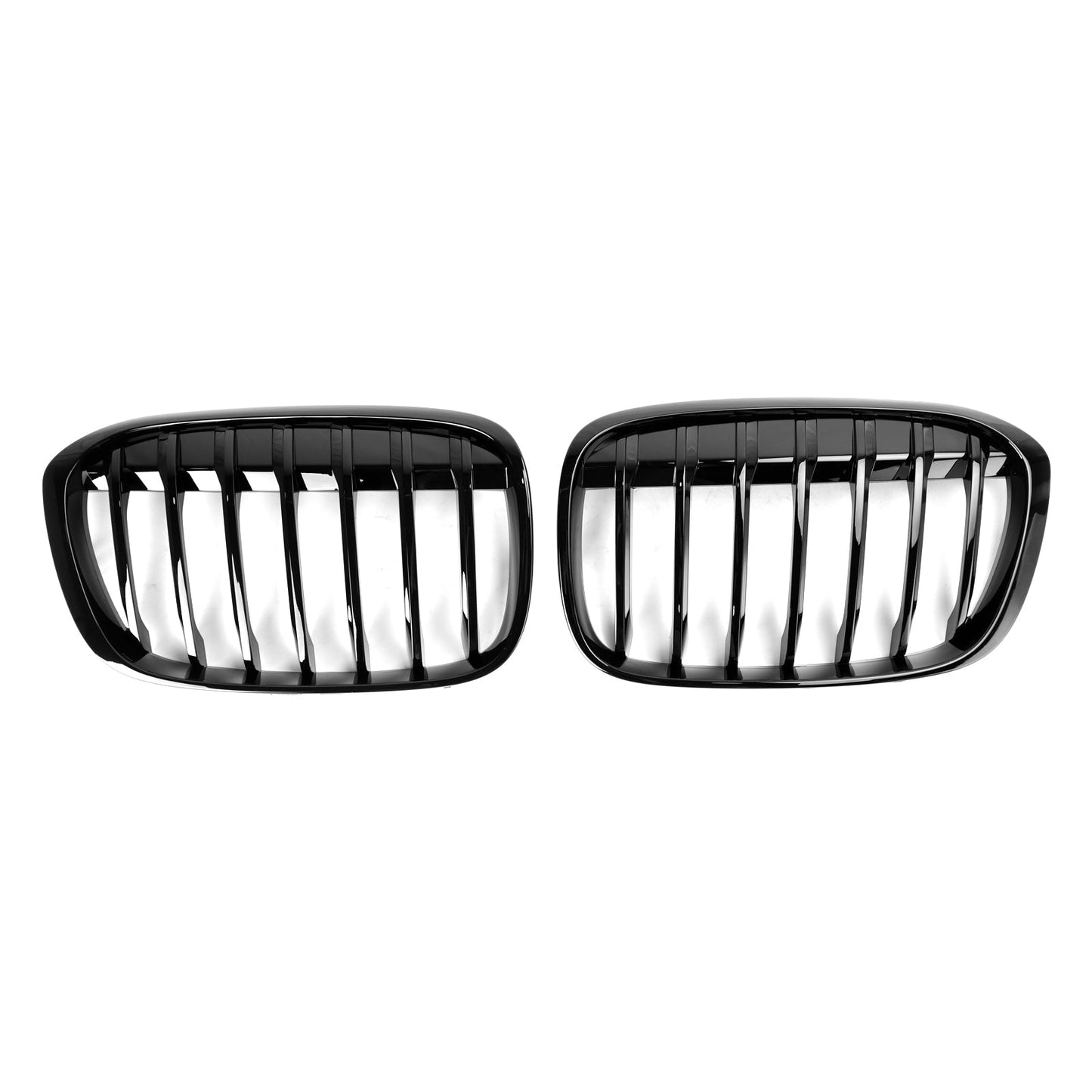 Gloss Black Front Kidney Grille for BMW X1 F48/F49 (2016-2018)