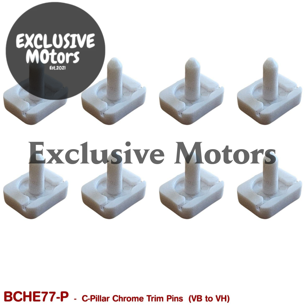 C PILLAR CHROME TRIM PINS for VB VC VH - HOLDCOM AUTO PARTS
