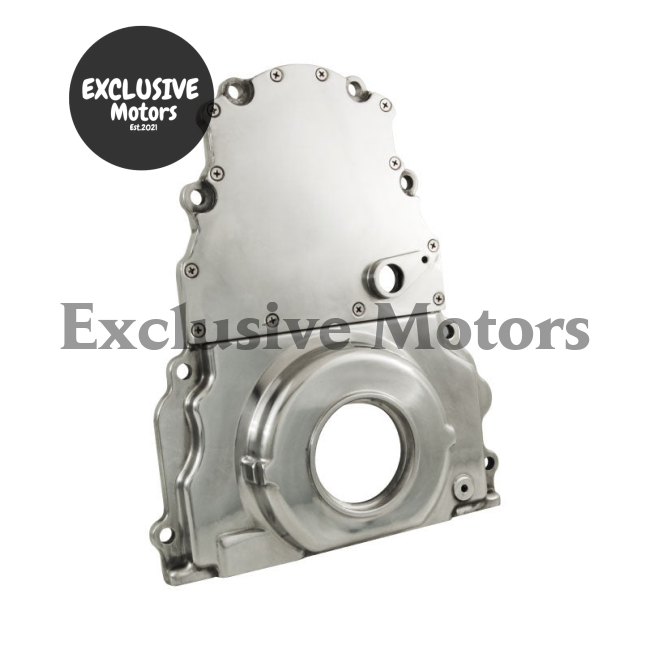 Polished Aluminum Timing Cover w/Cam Sensor for Holden/CHEV LS1 LS2 LS3 (1997-2013)