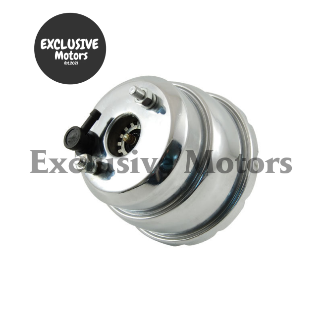7" Chrome Dual Diaphragm Brake Booster