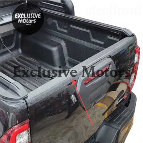 Wellside Tailgate Protector Matte Black for Isuzu D-Max (2021-2023)