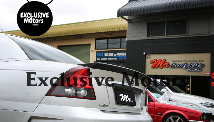 Plastic Rear Boot Ducktail Spoiler for Holden Commodore VY-VZ 2002-2006