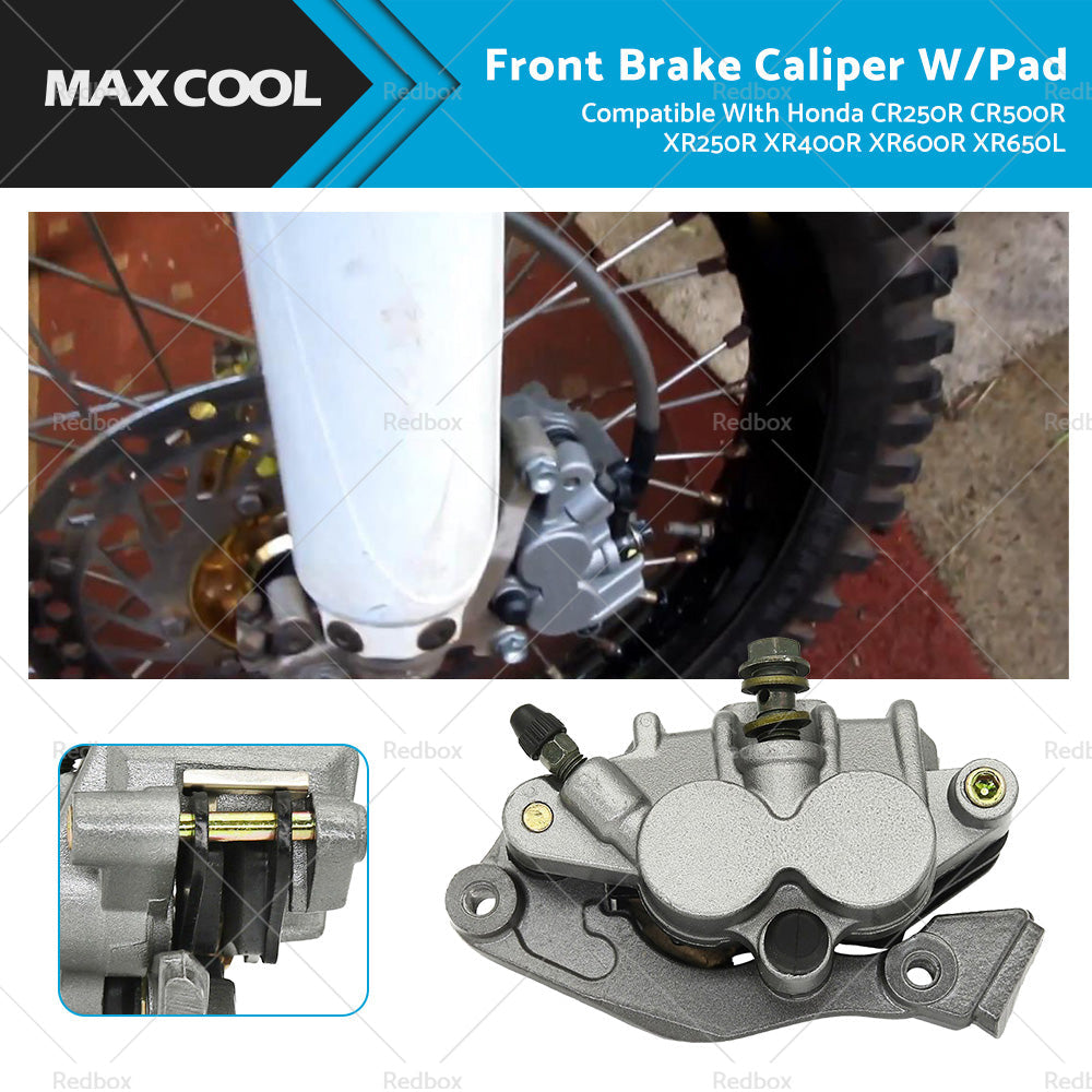 Front Brake Caliper for Honda CR250R CR500R XR250R 1983-2023