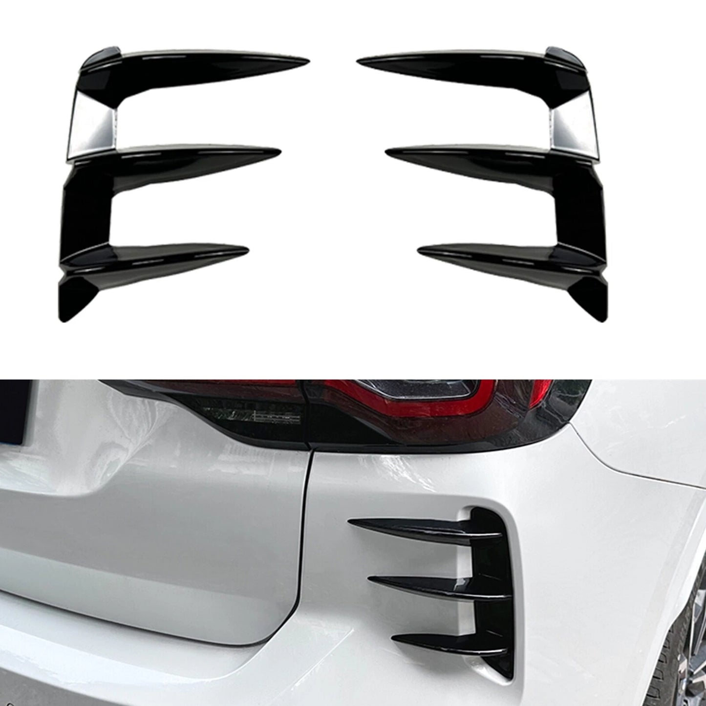 Rear Bumper Side Air Vent Trim for BMW X3 G01 LCI M Sport (2022-2024)