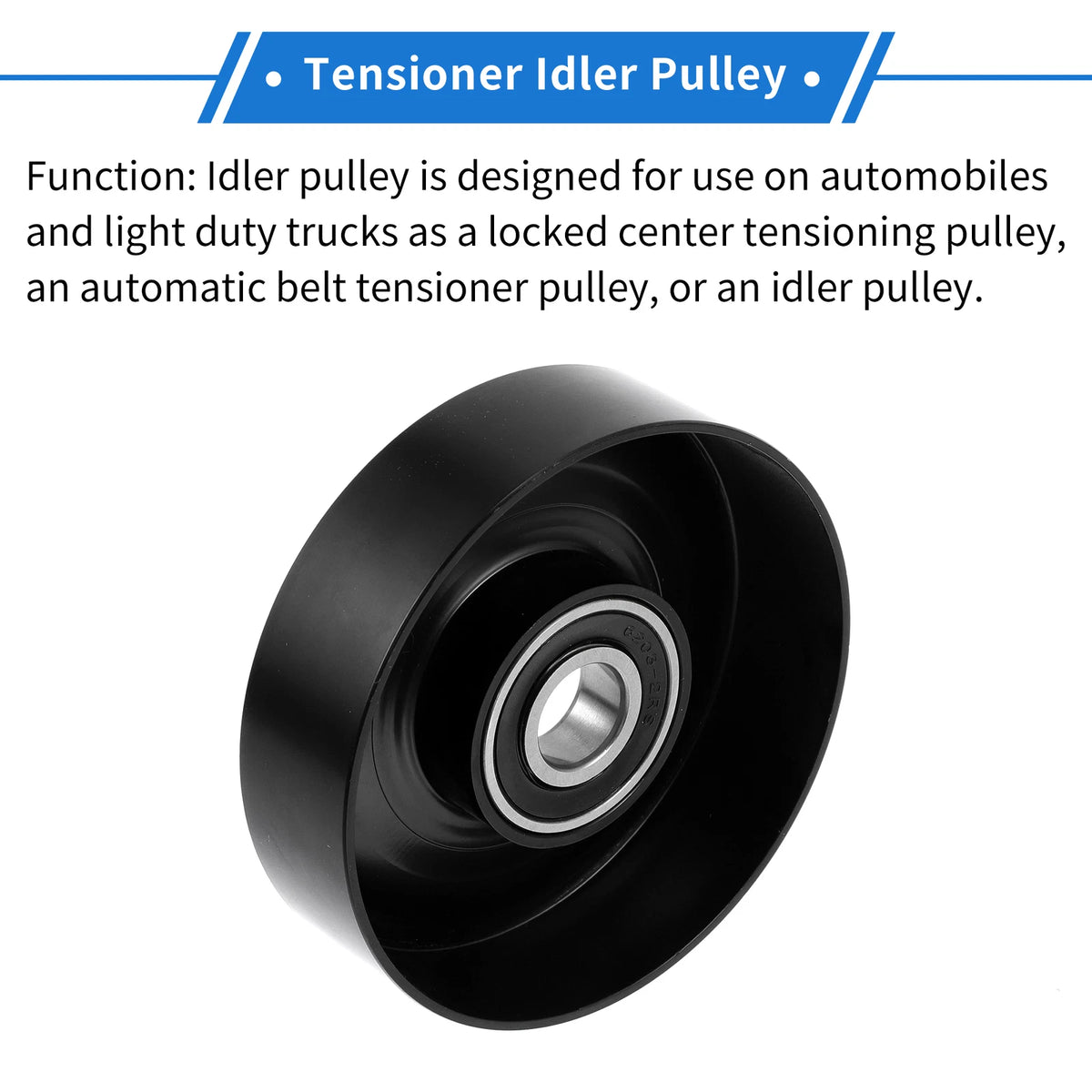 Drive Belt Idler Pulley for Toyota Sequoia (2001-2005) - 1 x Quality Replacement